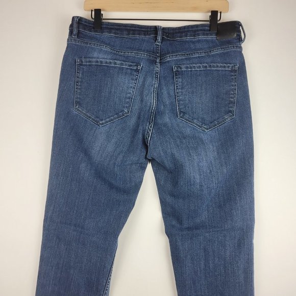 Dish Denim Jeans Women W33 L28 Blue High Rise Skinny Medium Wash Stretch Zip - Picture 6 of 16